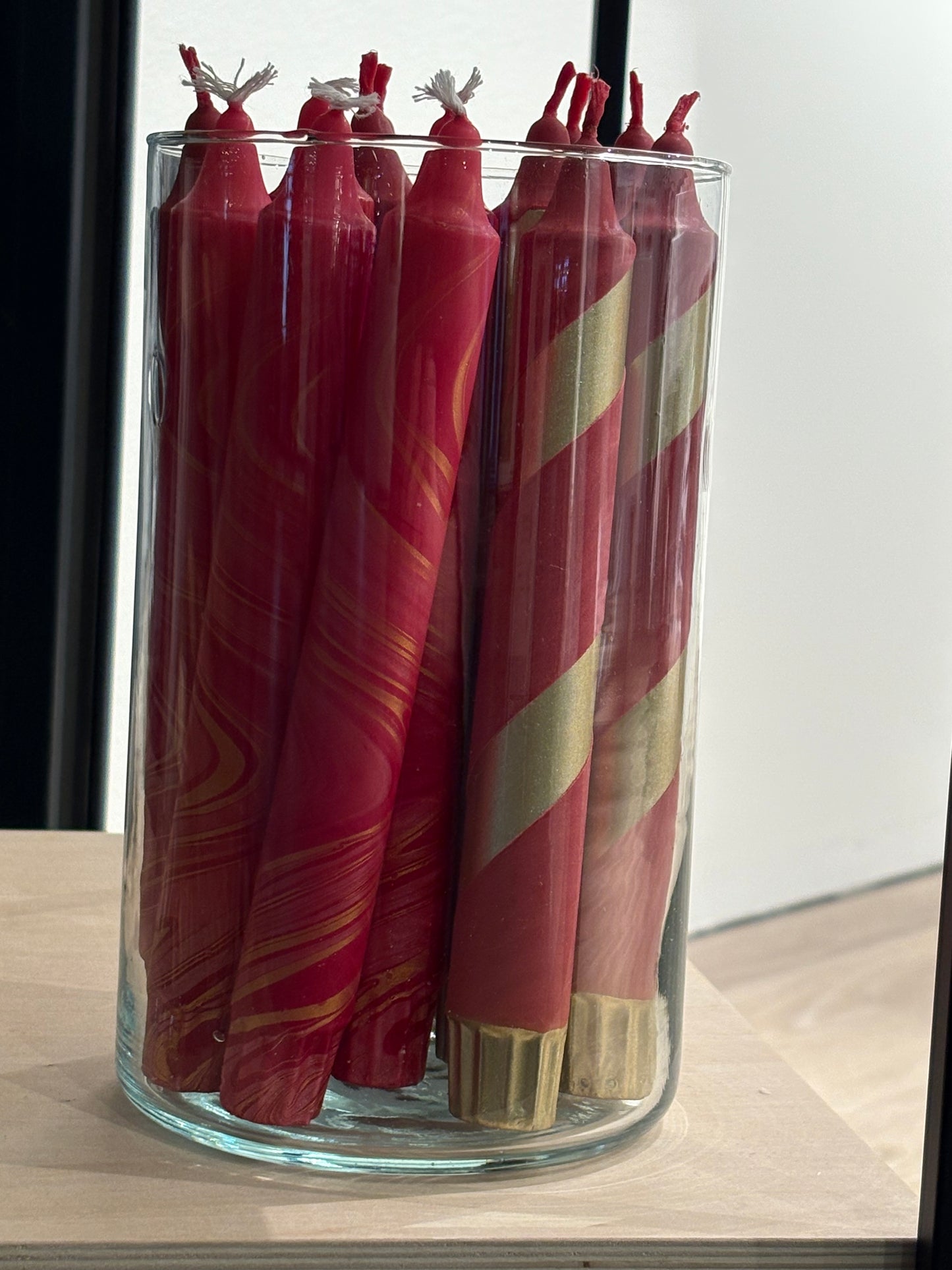 Håndmalte stearinlys