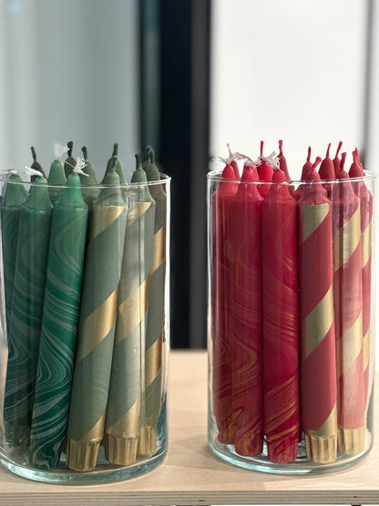 Håndmalte stearinlys