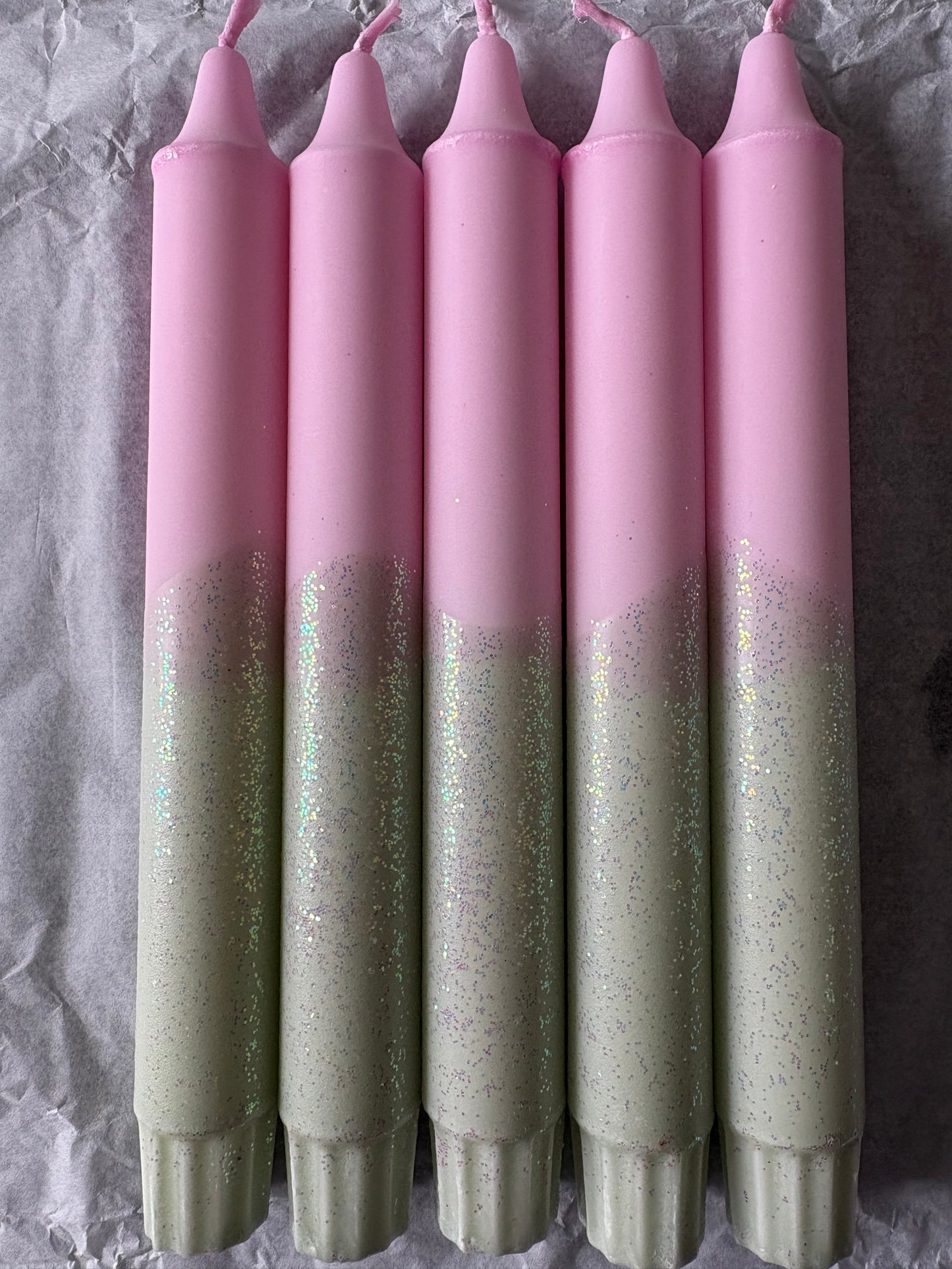 Twin cross pink/green
