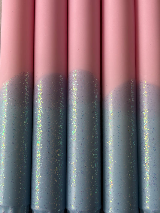 Twin cross pink/blue