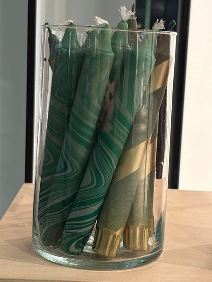 Håndmalte stearinlys