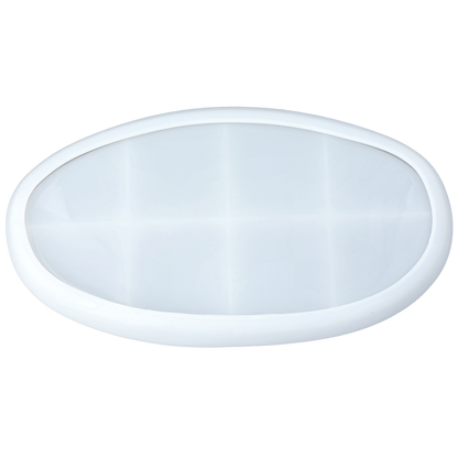 Silikonform oval brikke