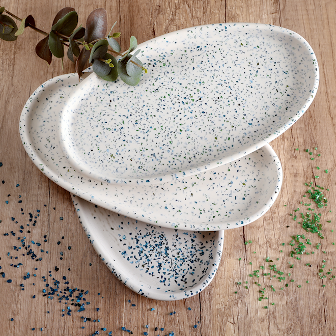 Silikonform oval brikke